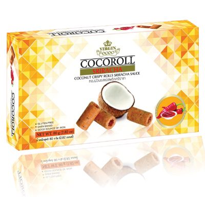 ทองม้วน รสซอสพริกศรีราชา ขนมทองม้วน