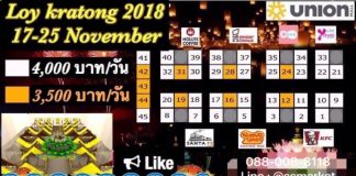 งานลอยกระทง ยูเนี่ยนมอลล์
