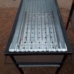 เตาปิ้งย่างขนาดใหญ่มีตะเเกรงรองถ่าน