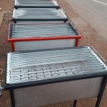 เตาปิ้งย่างขนาดใหญ่มีตะเเกรงรองถ่าน