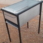 เตาปิ้งย่างขนาดใหญ่มีตะเเกรงรองถ่าน